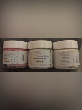 Aminnah Lip Care Trio — Pink, White